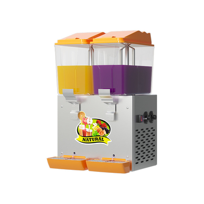 Dispensatore di succhi da 32 litri con funzione di raffreddamento con R134a in nero/arancione/verde/giallo