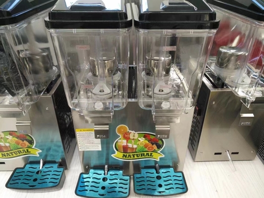 Dispensatore di succhi da 32 litri con funzione di raffreddamento con R134a in nero/arancione/verde/giallo