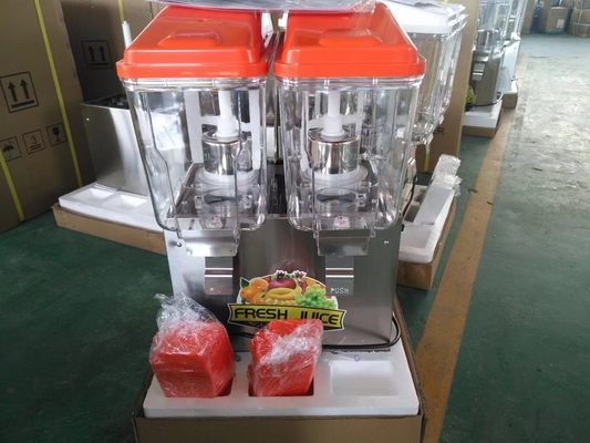 Dispensatore di succo colorato da 235W, frigorifero di bevande rinfrescanti in nero