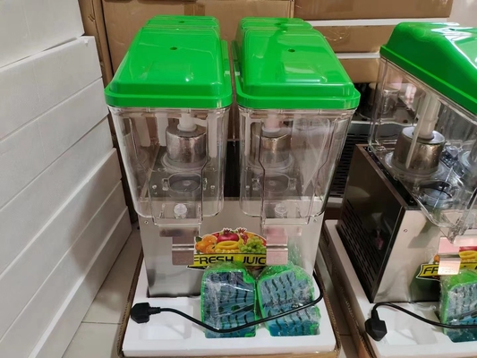 Dispensatore di succo colorato da 235W, frigorifero di bevande rinfrescanti in nero