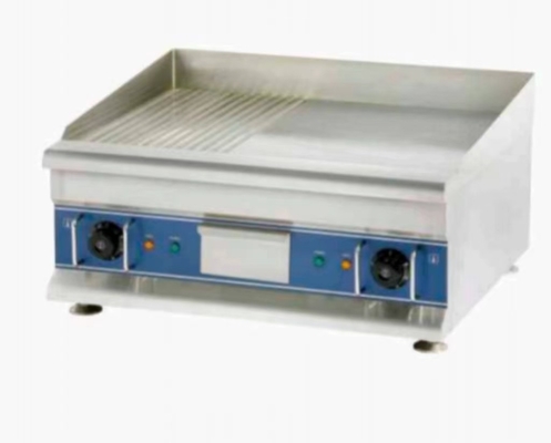 220-240v 50hz Silver Griddle Ristorante attrezzature da cucina per il controllo della temperatura
