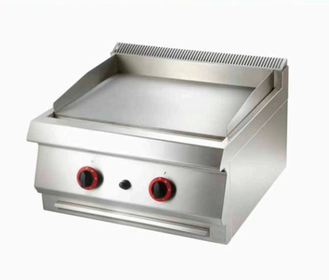 Griglia a gas d'argento con pressione di gas di 2800Pa Cucina vari alimenti a 0-100.C