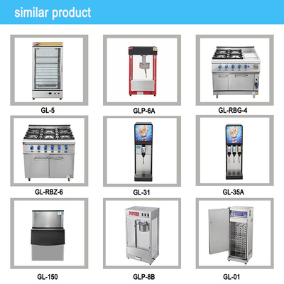 SS304 Stufa a gas con forno attrezzature da cucina commerciali