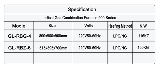 Hotel Gas 4 Range Stove con forno SS304 Tipo GPL / gas naturale Per uso commerciale