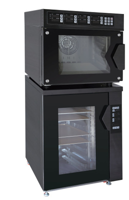 Capacità 220V pannello di controllo digitale apparecchiatura di cottura nera per cottura a forno a convezione.