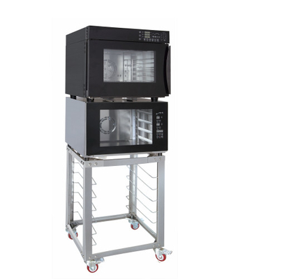 Forno convenzionale in bianco e nero con pannello di controllo digitale funzionante a 0-200 ° C per diversi scopi di cottura