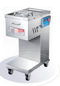 Tagliatrice elettrica di carne con 0,75 kW di potenza Lame in acciaio inossidabile Set coltello staccabile per taglio preciso