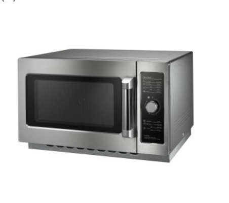 Forno a microonde nero/bianco da 25 litri per cucinare a temperatura 0-200C con controllo touch a membrana