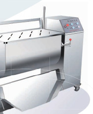 150L/180L/300L Macchine per la trasformazione della carne in acciaio inossidabile Mixer elettrico con vassoio di scarico manuale Mixer di riempimento