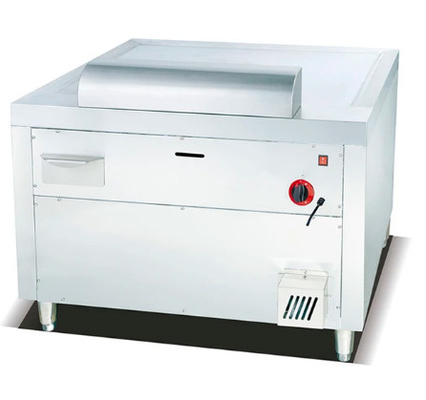 Apparecchiature da cucina per ristoranti in ferro d'argento 0C ≈ 200C Temperatura Gas LPG Teppanyaki Machine