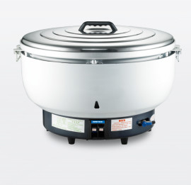 Cucina commerciale per il riso a 25L di ferro con pannello di controllo meccanico - Cucina il riso a 220V in modo efficiente