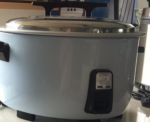 Cucina commerciale per il riso a 25L di ferro con pannello di controllo meccanico - Cucina il riso a 220V in modo efficiente