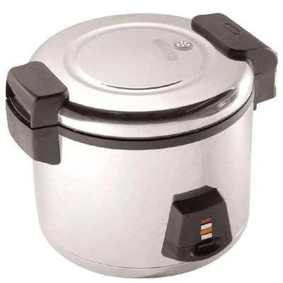 Cucina per il riso in ferro 220V con pannello di controllo meccanico 25L Capacità Cucina il riso a 0-100°C