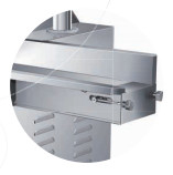 50Hz Frequenza nominale attrezzature di lavorazione della frutta con 110/140/170mm attraverso la larghezza del display digitale vegetable sliver