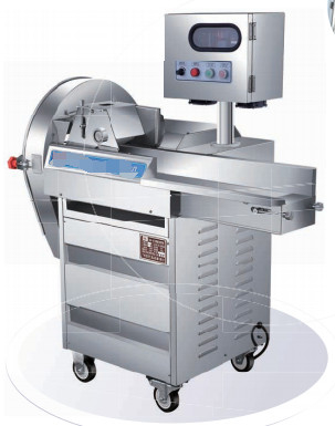 50Hz Frequenza nominale attrezzature di lavorazione della frutta con 110/140/170mm attraverso la larghezza del display digitale vegetable sliver
