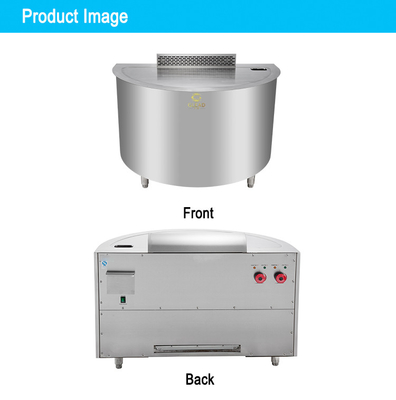 130 kg Giappone Gas Arc Teppanyaki Superior Acciaio inossidabile attrezzature alberghiere per cucine commerciali