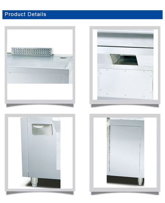 Gas arc giapponese Teppanyaki SS304 attrezzature alberghiere commerciali con GPL/gas naturale 130KG N.W.