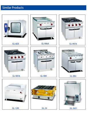 Gas arc giapponese Teppanyaki SS304 attrezzature alberghiere commerciali con GPL/gas naturale 130KG N.W.