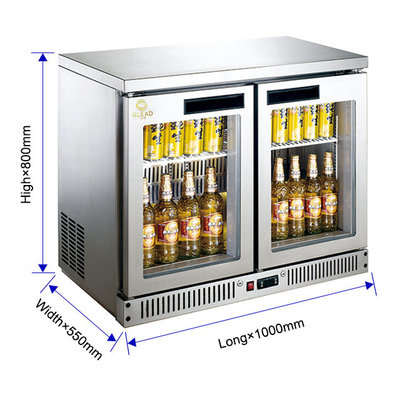 8.C Temperatura 340W N.W 130KG Bar commerciale frigorifero raffreddato ad aria per hotel