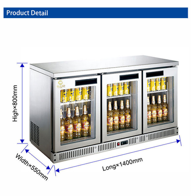 Hotel Bar Refrigeratore raffreddato ad aria con Capacità di 180L R134a Temperatura del refrigerante Range 4-8.C