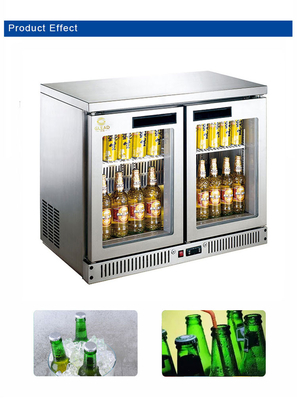 Frigorifero commerciale raffreddamento statico Bar attrezzature alberghiere 340W