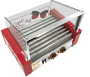 240V/50HZ Hot Dog Grill Machine con 5/7/9 Roller Controllo indipendente della temperatura per perfettamente grigliato caldo