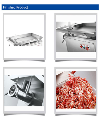Teso 320 kg/h Macinatrice di carne commerciale con 2200W di potenza e azionamento a catena di turbina di rame