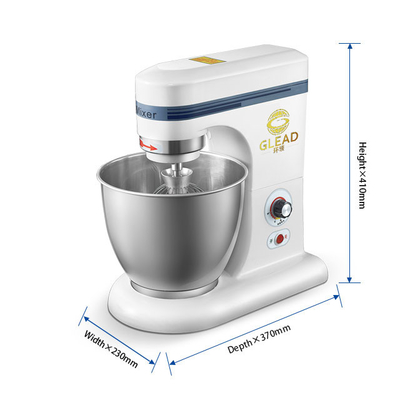 Miscelatore di torte commerciale stabile con potenza 0,35KW 7L Volume 0,5KG/h Capacità 14KG N.W