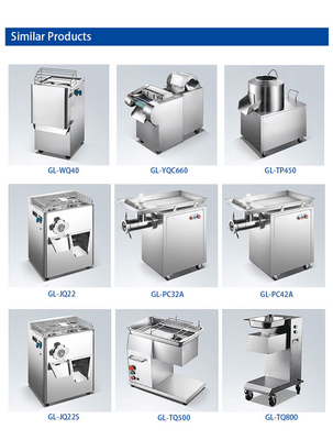 1.5kw Commercial Hotel Potato Slicer Machine 80KG N.W 150min/r Velocità di rotazione
