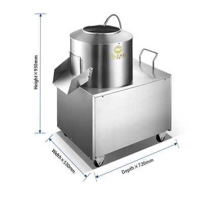 1.5kw Commercial Hotel Potato Slicer Machine 80KG N.W 150min/r Velocità di rotazione