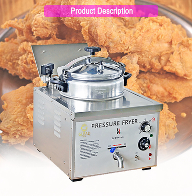 Stufa per pollo fritto 16L Potente 3 kW attrezzature elettriche commerciali