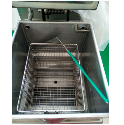 Macchina per pollo fritto a pressione elettro-termica da 25 litri con potenza di 13,5 kW per l'uso in hotel commerciali