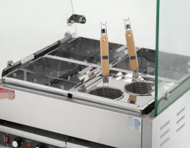 Cucina elettrica in acciaio inossidabile da 9 kW per bollire verdure e polpette
