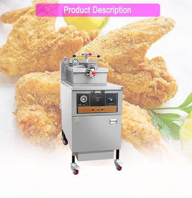Fritura a gas per pollo a pannello meccanico 0,48 kg/h Consumo di gas 160 KKg Macchina per pollo fritto
