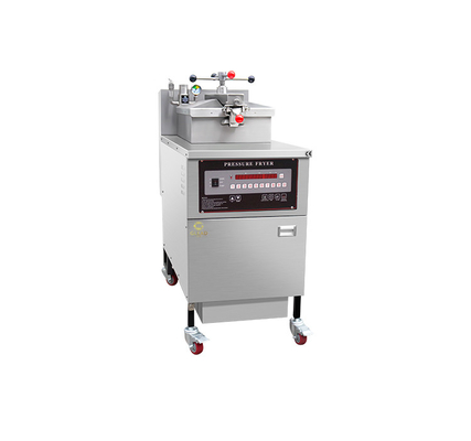 25L Gas Pressure Fried Chicken Machine 0,65 Kw LGP/NG Potenza a gas con filtro ad olio 160 KKg N.W.
