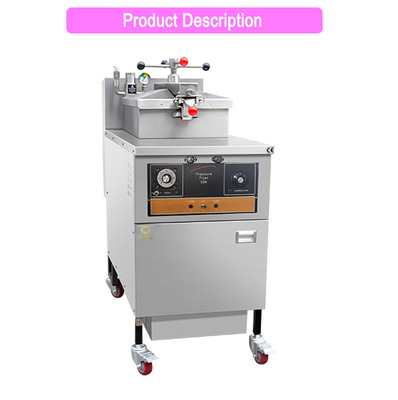 25L Gas Pressure Fried Chicken Machine 0,65 Kw LGP/NG Potenza a gas con filtro ad olio 160 KKg N.W.