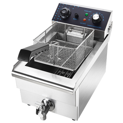 Fritura a doppio schermo compatta attrezzature per linee di produzione alimentare per cucine più piccole