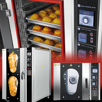 10 vassoi Forno a gas Forno da forno a grande scala Per forni da forno Forno a convezione