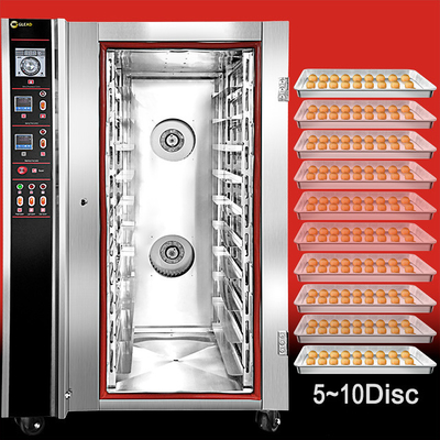 Forno da forno commerciale ad alta capacità con sistema di temperatura automatico e forno a convezione di grande capacità