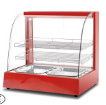 800*480*635 mm vetrina di riscaldamento e forniture in vendita 1.8KW