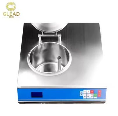 Macchina per gelati in acciaio inossidabile con ruote