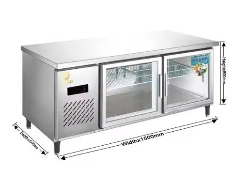 Apparecchiature di refrigerazione industriali in acciaio inossidabile per alberghi e servizi commerciali
