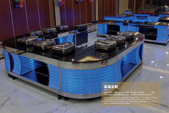 Capacità di carico ≥ 200 kg Apparecchiature industriali per l'ospitalità Altezza del tavolo industriale 85-110 cm Tavolo da bar / 70-80 cm Tavolo da pranzo