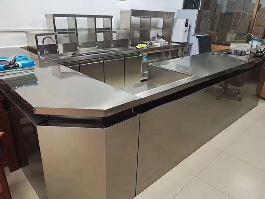 Apparecchi moderni per la cucina Apparecchi industriali per l' ospitalità Dimensioni del tavolo Supporto Dimensioni non standard Lunghezza / Larghezza / Forma'' Misura personalizzata