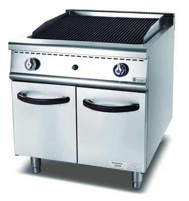 Hot Sale High Quality Commercial Luxury Furnace Gas Lava Rock Grill with Cabinet 