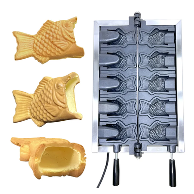 Fai waffle a forma di pesce per colazione
