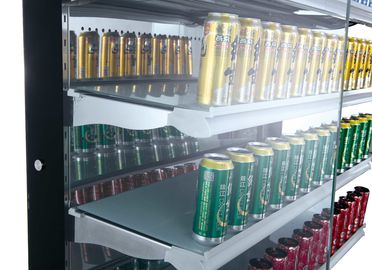 Fila dritta dei frigocongelatori 5 dell'esposizione del supermercato dei refrigeratori della cortina d'aria
