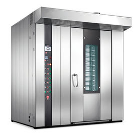 Forno rotativo di gas elettrico del forno di cottura del pane di 32 vassoi per produzione alimentare bollente