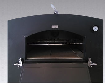Forno per pizza a legna da cucina commerciale con attrezzatura media per la cottura a gas